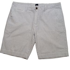 GAP Striped Flat Front Shorts